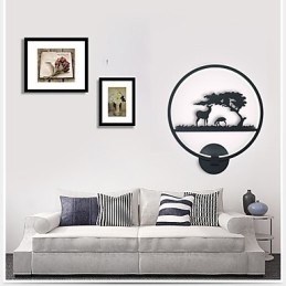Die nordische moderne minimalistische Aluminium-TV-Wandlampe Gangtreppe Schlafzimmer Nachttischlampe Wandlampe Hotelkorridorlichter