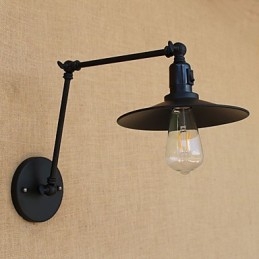 Country Retro Malerei Feature für Mini-Stil Swing Arm Lichter Swing Arm Lichter Wandleuchte