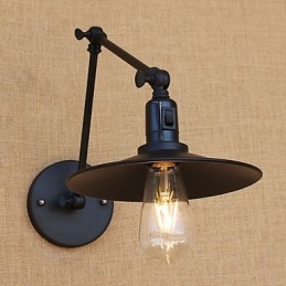 Country Retro Malerei Feature für Mini-Stil Swing Arm Lichter Swing Arm Lichter Wandleuchte