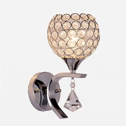 Max Crystal Moderne zeitgenössische galvanisierte Funktion für Kristall-Ambiente-Licht-Wandleuchten Wandleuchte