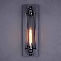 Rustikale Lodge Country Retro Vintage Malerei Funktion für Mini-Stil Umgebungslicht Wandleuchten Wandleuchte