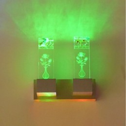 Mehrfarbige Neuheit für Wandleuchten im Mini-Stil mit Umgebungslicht, Wandleuchte, Lampe, Rosenlicht
