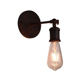 Wandleuchte Wandleuchten Wand Eisen Wandlampe dumm schwarz Lichtschwert Lampe an der Wand