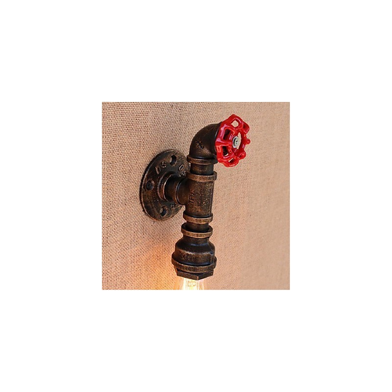 Nostalgie Einfache Wasserpfeife Dekorative Kleine Wandleuchte Wandleuchte