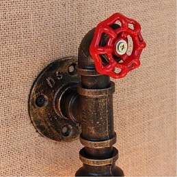 Nostalgie Einfache Wasserpfeife Dekorative Kleine Wandleuchte Wandleuchte