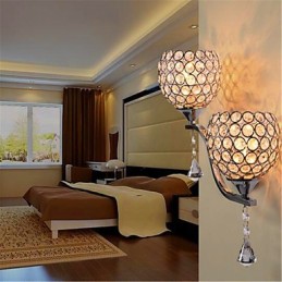 Moderne minimalistische Wohnzimmer Flur Korridor Kristall Wandleuchte