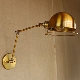 Industrielle Retro-Wandleuchte im europäischen Stil, Dorfcharakterbeleuchtung, dekorative Wandleuchte mit Eisenarm