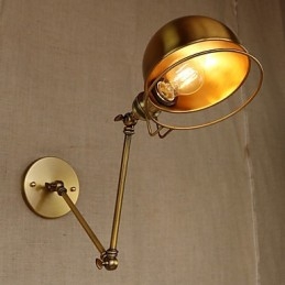 Industrielle Retro-Wandleuchte im europäischen Stil, Dorfcharakterbeleuchtung, dekorative Wandleuchte mit Eisenarm