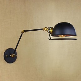 Industrielle Retro-Wandleuchte im europäischen Stil, Dorfcharakterbeleuchtung, dekorative Wandleuchte mit Eisenarm