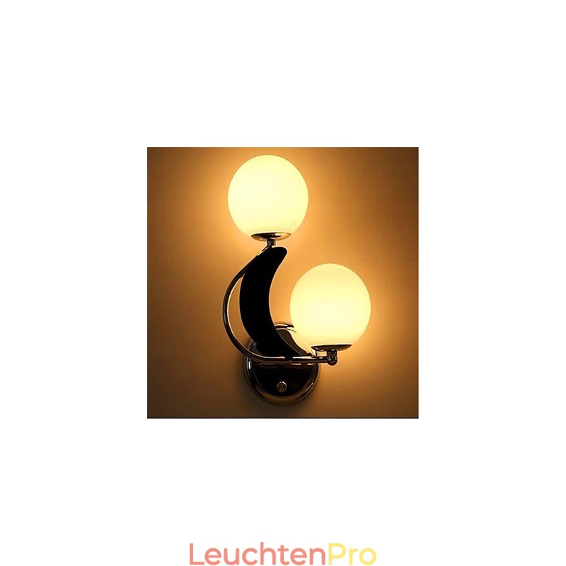 Moderne zeitgenössische Silber-Funktion für Ambient Light Wandleuchten Wandleuchte