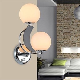 Moderne zeitgenössische Silber-Funktion für Ambient Light Wandleuchten Wandleuchte