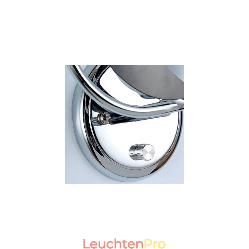 Moderne zeitgenössische Silber-Funktion für Ambient Light Wandleuchten Wandleuchte