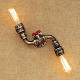 Rustikale Lodge Country Messing-Funktion für Mini-Stil Ambient Light Wandleuchten Wandleuchte