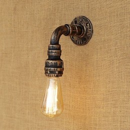 Country Retro Vintage Malerei Funktion für Mini-Stil Umgebungslicht Wandleuchten Wandleuchte
