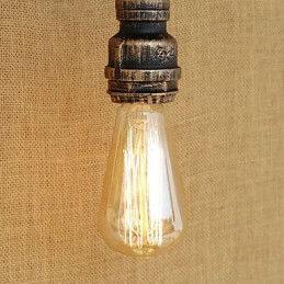 Country Retro Vintage Malerei Funktion für Mini-Stil Umgebungslicht Wandleuchten Wandleuchte