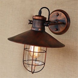 Rustikale Lodge Country Retro-Malerei-Funktion für Mini-Stil Downlight Wandleuchten