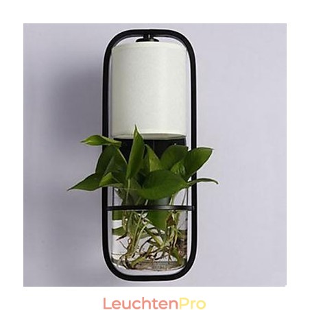 Moderne Eisen kreative Topfpflanze Glas Wandleuchte Moderne Eisen kreative Topfpflanze Glas Wandleuchte
