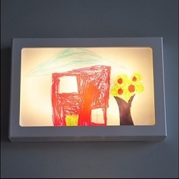 Integrierte moderne zeitgenössische moderne zeitgenössische Malerei-Funktion für Ambient Light Wandleuchten