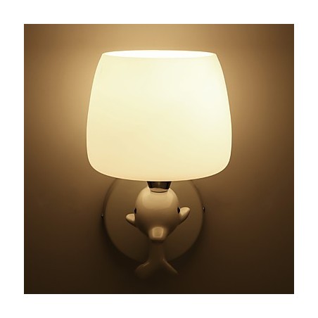 Moderne zeitgenössische Malerei Funktion für Augenschutz Umgebungslicht Wandleuchten Wandleuchte