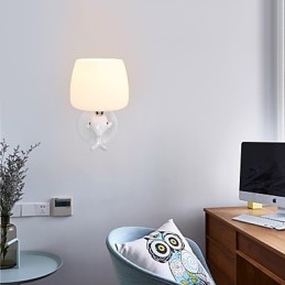 Moderne zeitgenössische Malerei Funktion für Augenschutz Umgebungslicht Wandleuchten Wandleuchte