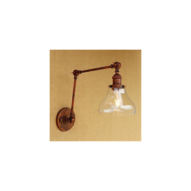 Land Retro Galvanisierte Funktion für Mini Stil Augenschutz Umgebungs Licht Schaukel Arm Lichter Wand