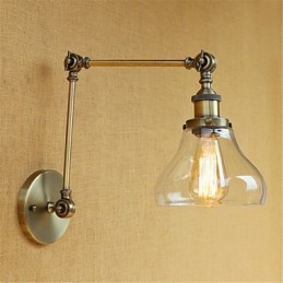 Land Retro Galvanisierte Funktion für Mini Stil Augenschutz Umgebungs Licht Schaukel Arm Lichter Wand