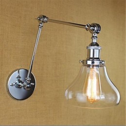 Land Retro Galvanisierte Funktion für Mini Stil Augenschutz Umgebungs Licht Schaukel Arm Lichter Wand
