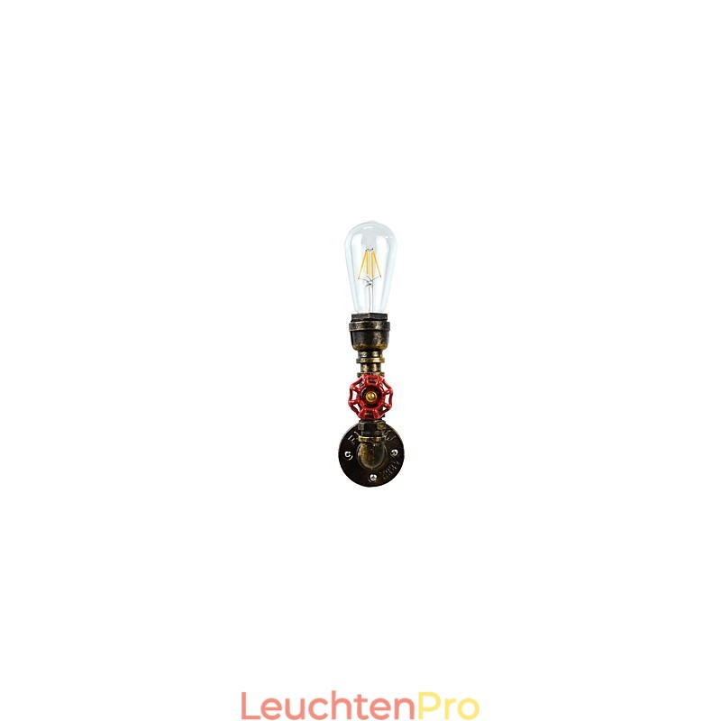 Wandleuchte Wandleuchten Wand Eisen Wandlampe dumm schwarz Lichtschwert Lampe an der Wand
