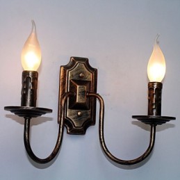 Retro Einfache Wand Lampe Korridor Flur Doppel Kopf Lampe Schlafzimmer Wohnzimmer Wand Lampe Beleuchtung