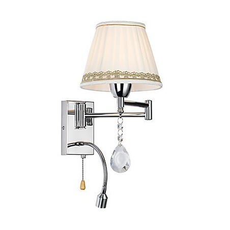 Moderne zeitgenössische rustikale Lodge Moderne zeitgenössische Landhaus-Chrom-Funktion für Kristall-Schwenkarm-Wandlampe Moderne zeitgenössische rustikale Lodge Moderne zeitgenössische Landhaus-Chrom-Funktion für Kristall-Schwenkarm-Wandlampe