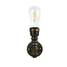 Wandleuchte Wandleuchten Wand Eisen Wandlampe dumm schwarz Lichtschwert Lampe an der Wand