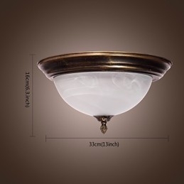 Deckenleuchte im Antik-Stil mit 2 Lichtern
