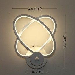 Kreative Wandleuchte Nachttisch Wand Flur Studie Mode Aluminium Lampe