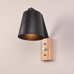 Modernes zeitgenössisches Landhaus-Schwarzoxid-Finish für Downlight-Wandleuchten