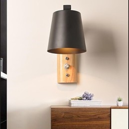 Modernes zeitgenössisches Landhaus-Schwarzoxid-Finish für Downlight-Wandleuchten