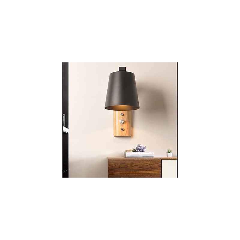 Modernes zeitgenössisches Landhaus-Schwarzoxid-Finish für Downlight-Wandleuchten