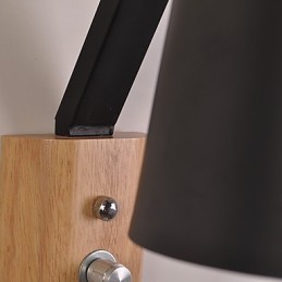 Modernes zeitgenössisches Landhaus-Schwarzoxid-Finish für Downlight-Wandleuchten