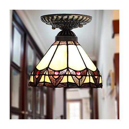Europäische ländliche kreative Kunst Buntglas absorbieren Kuppellampe Licht Europäische ländliche kreative Kunst Buntglas absorbieren Kuppellampe Licht