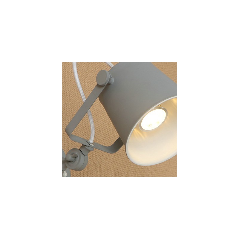 Wandleuchte aus lackiertem Stahl, dumme schwarze amerikanische Kaffeedekoration, Retro-Wandleuchte, Lichtschwertlampe an der Wand