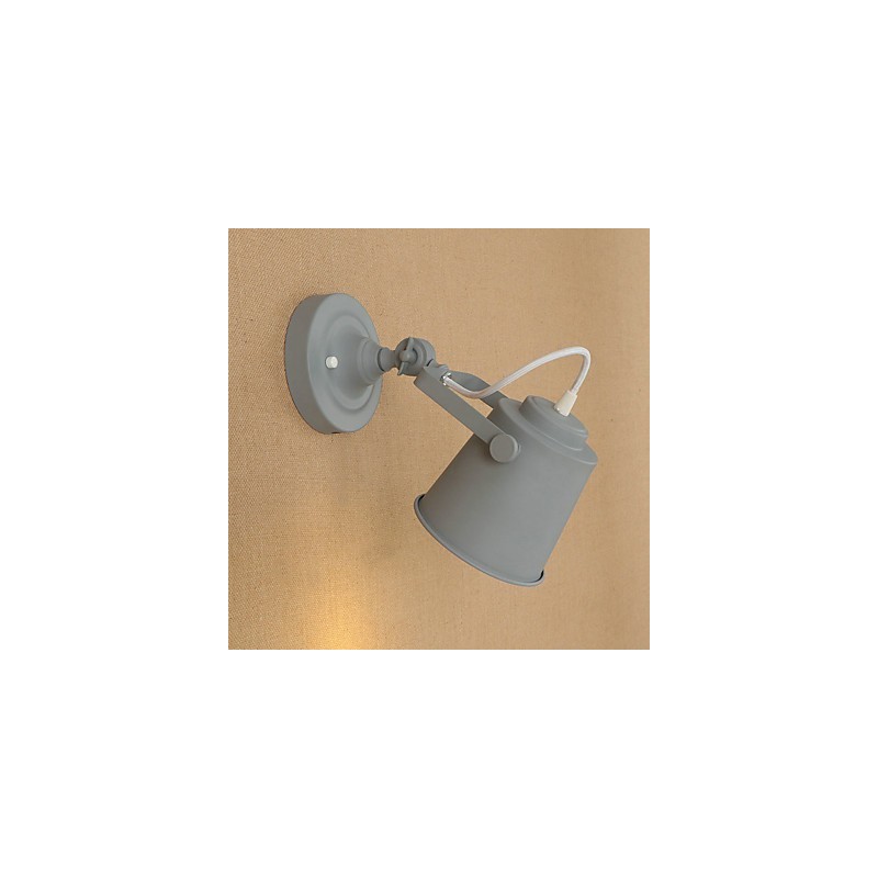 Wandleuchte aus lackiertem Stahl, dumme schwarze amerikanische Kaffeedekoration, Retro-Wandleuchte, Lichtschwertlampe an der Wand