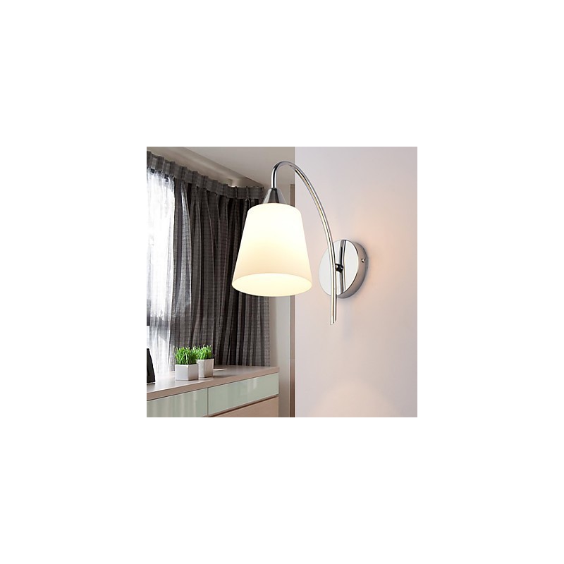 Glaswandlampe Wandleuchten Metallsockel für Wandleuchte