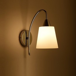 Glaswandlampe Wandleuchten Metallsockel für Wandleuchte