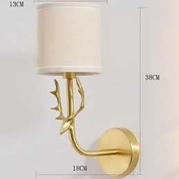 Einfache Vintage Traditionelle Klassische Messing-Funktion für Mini-Stil Umgebungslicht Wandleuchten Wandleuchte
