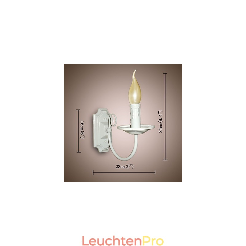 Einfache Moderne Wandleuchte Kerze Einzelkopflampe Flur Nachttischlampe