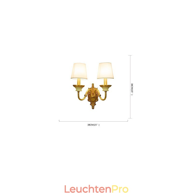 Einfaches Landhaus, traditionelles klassisches Messing-Feature für Wandleuchten im Mini-Stil, Uplight-Wandleuchter