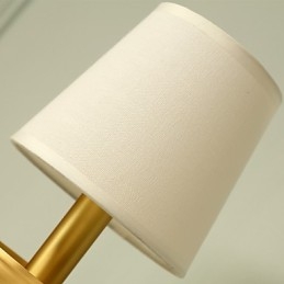 Einfaches Landhaus, traditionelles klassisches Messing-Feature für Wandleuchten im Mini-Stil, Uplight-Wandleuchter