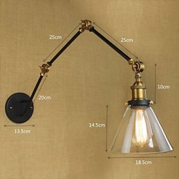 Einfache Vintage-Landhaus-Retro-Malerei-Funktion für Schwenkarm-Augenschutz-Umgebungslicht