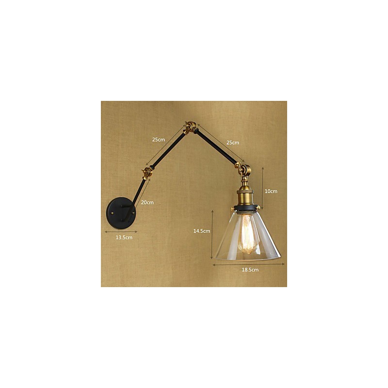 Einfache Vintage-Landhaus-Retro-Malerei-Funktion für Schwenkarm-Augenschutz-Umgebungslicht