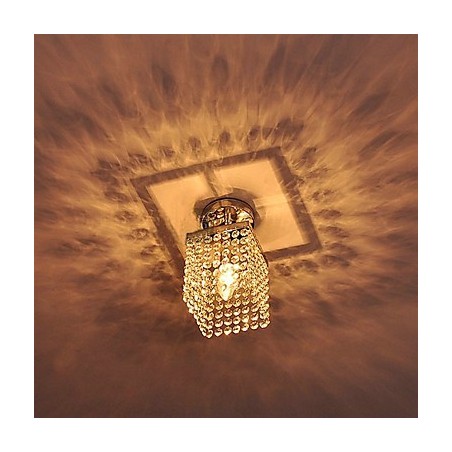 Moderne zeitgenössische Kristall Mini-Stil Malerei Flush Mount Moderne zeitgenössische Kristall Mini-Stil Malerei Flush Mount