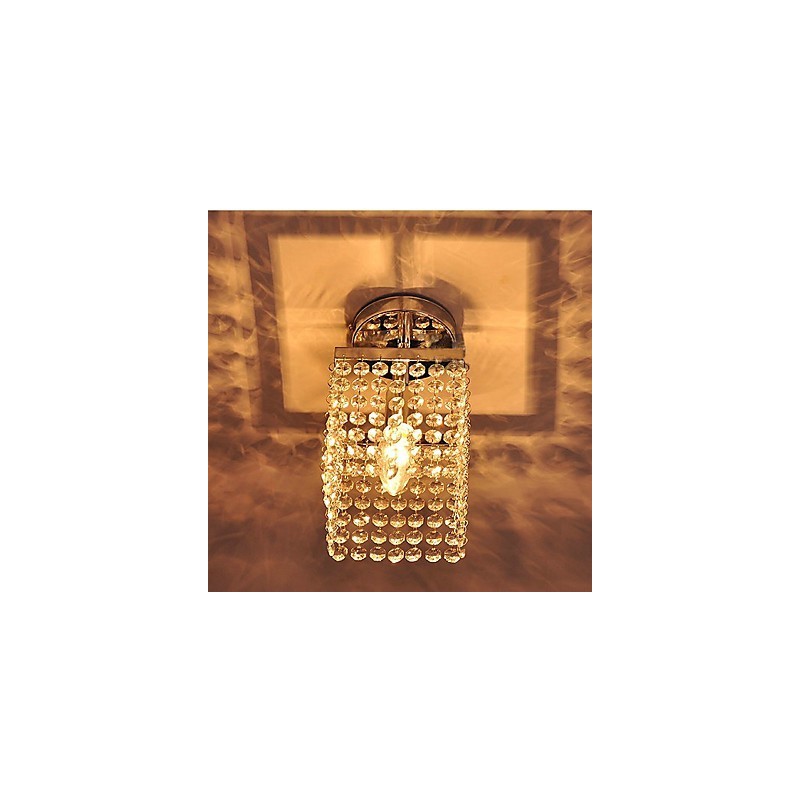 Moderne zeitgenössische Kristall Mini-Stil Malerei Flush Mount